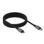 Vision TC 1MLTGMAG/BL cable Lightning magnético, 1 m, negro