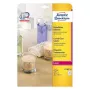 Etiqueta autoadhesiva Avery L7782-25 rectángulo redondeado