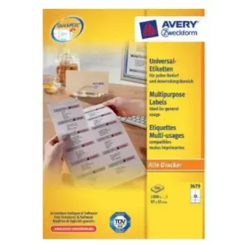 Etiquetas para impresora Avery 3679 blanco