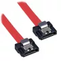 Lindy 0,2 m Cable SATA de perfil bajo con bloqueo, 0,2 m, conector macho/conector macho, rojo