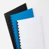 GBC Funda de encuadernación A5 textura piel 250 g/m², A5, cartón, negro, 100 uds.