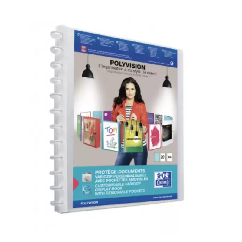 ELBA Vario-Zipp libro de presentación A4 transparente (323041-17)