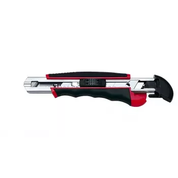 Cúter WEDO 78 418 negro rojo hoja de romper