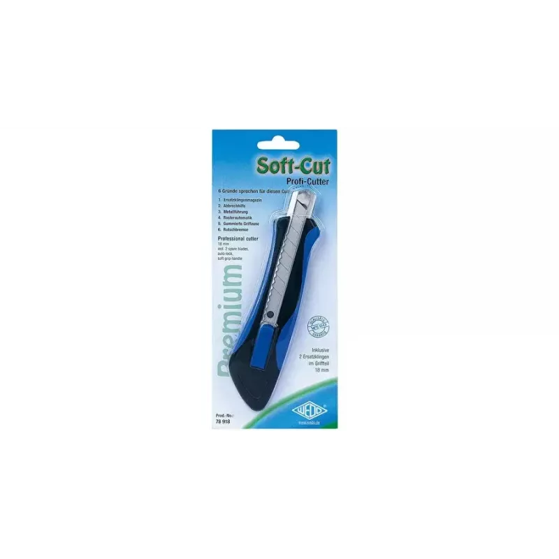 Cortapapeles WEDO 78 918 negro azul
