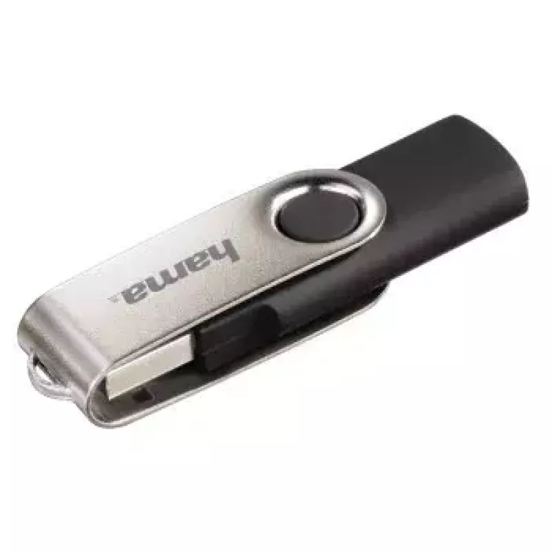 Hama 8GB Rotate Memoria USB USB Type-A 2.0 negro, plateado