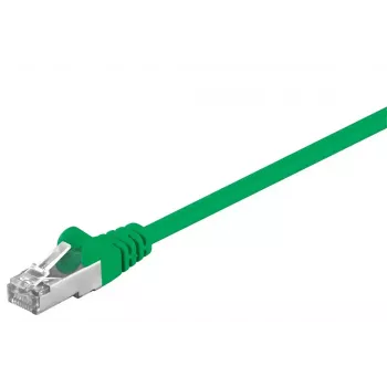 Cable de red Goobay 95536 1,5 m Cat5e F/UTP verde