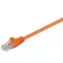 Cable de red Goobay 95560 1,5 m Cat5e U/UTP naranja