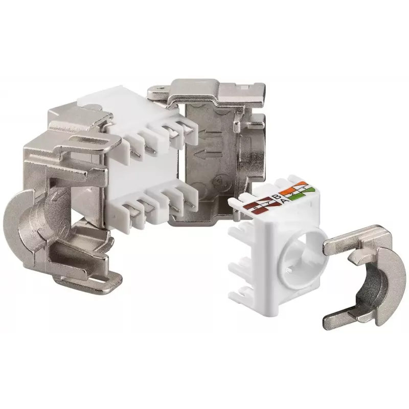 Módulo Keystone RJ45 CAT 6A STP Goobay 95900