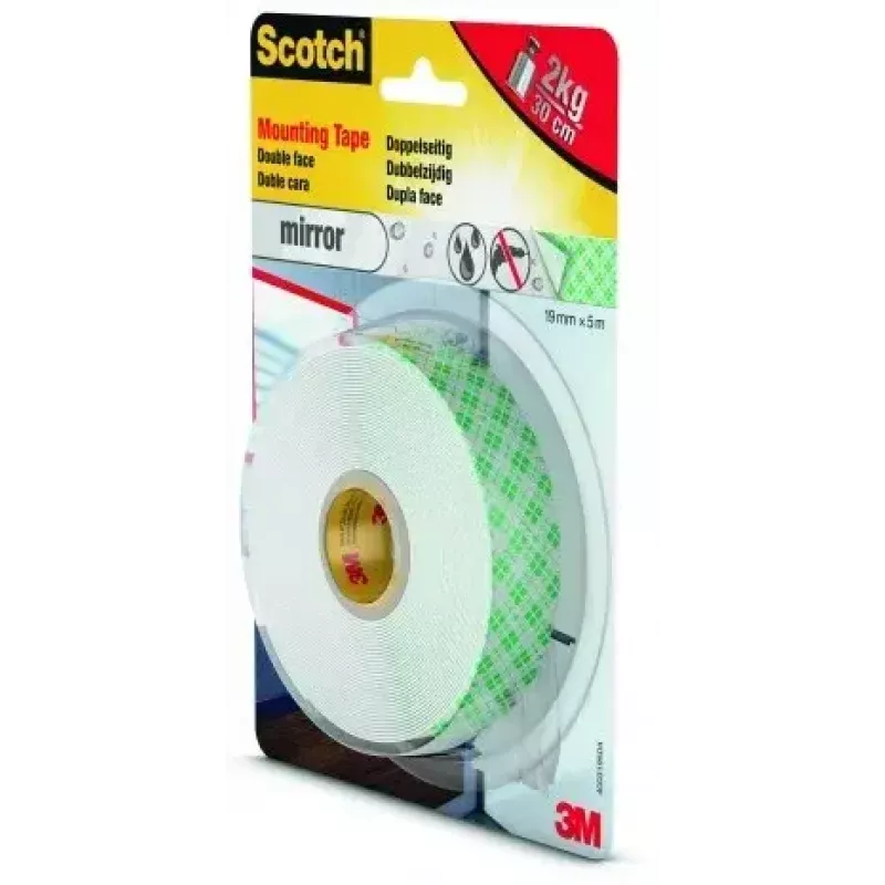 Cinta adhesiva para papel de cartas 3M 40031950 Transparente 5 m alta adherencia 19 mm