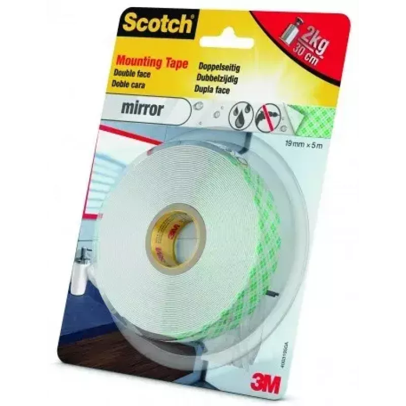 Cinta adhesiva para papel de cartas 3M 40031950 Transparente 5 m alta adherencia 19 mm