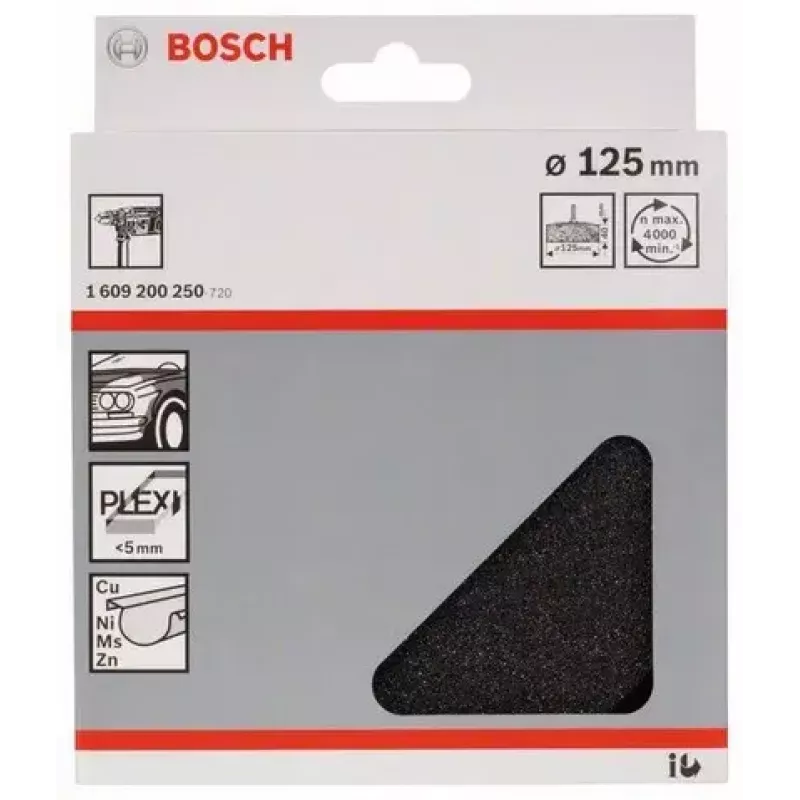 Bosch 1 609 200 250 Accesorio de pulido para herramienta rotativa disco de pulido