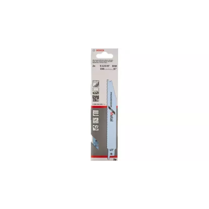 Bosch S 123 XF Progressor for Metal hojas de sierra de sable