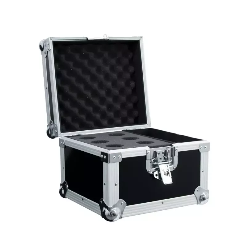 Flightcase Roadinger 30109891 contrachapado negro plata 4,1 kg