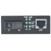 Intellinet 510530 conversor de medios Fast Ethernet WDM, de 10/100Base-TX (RJ-45) a 100Base-FX (SC) monomodo, 20 km (12,4 mi), Rx1310/Tx1550 nm