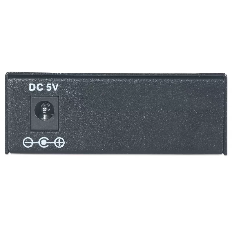 Intellinet 510530 conversor de medios Fast Ethernet WDM, de 10/100Base-TX (RJ-45) a 100Base-FX (SC) monomodo, 20 km (12,4 mi), Rx1310/Tx1550 nm