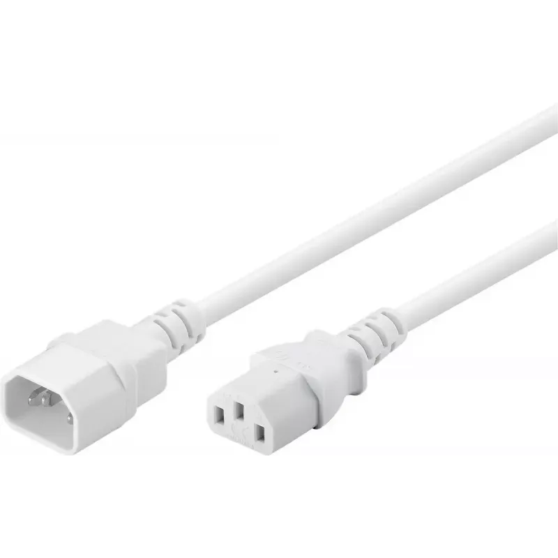 Cable de alimentación Goobay 97584 2m C14 Conector hembra C13
