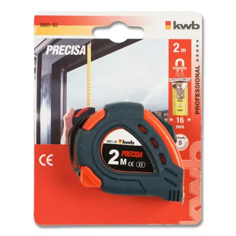 Cinta métrica KWB 060102 2m ABS Acero Multi