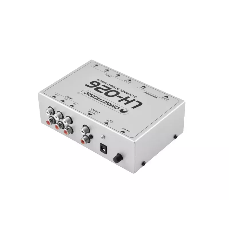 Mezclador de audio Omnitronic 10355026 3 canales 20 - 20000 Hz blanco