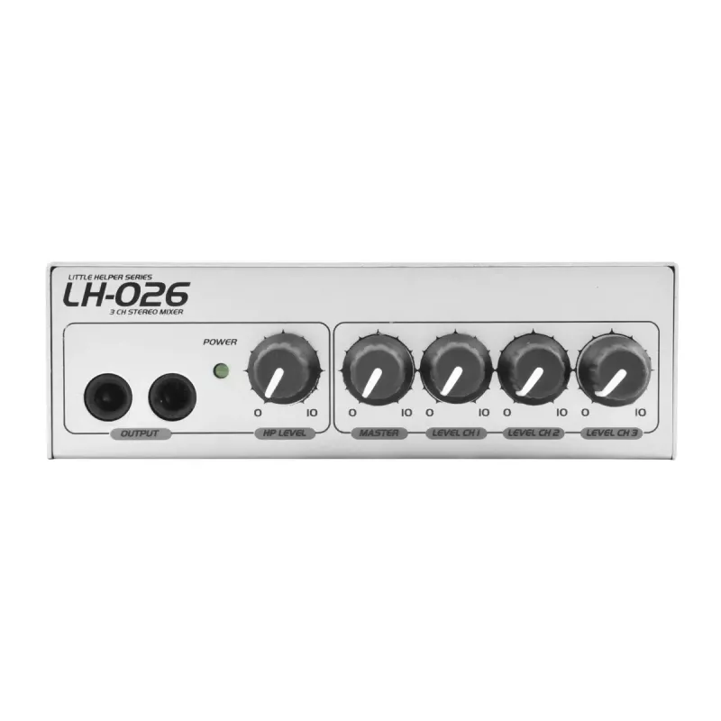 Mezclador de audio Omnitronic 10355026 3 canales 20 - 20000 Hz blanco