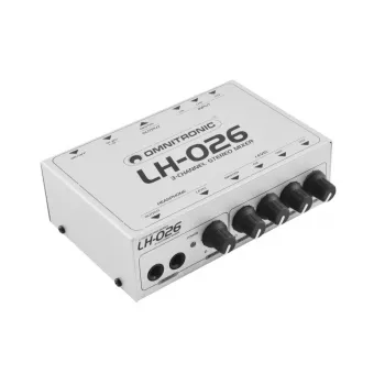 Mezclador de audio Omnitronic 10355026 3 canales 20 - 20000 Hz blanco