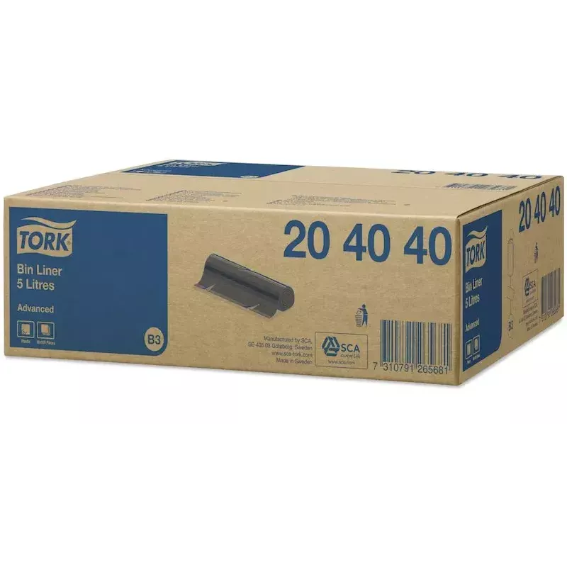 Bolsas de basura Tork 204040 5 L negro