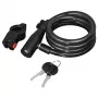 Hama 00178110 candado de bicicleta negro 1200 mm candado de cable