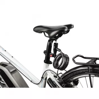 Hama 00178110 candado de bicicleta negro 1200 mm candado de cable