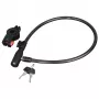 Hama 00178109 candado de bicicleta negro 650 mm candado de cable