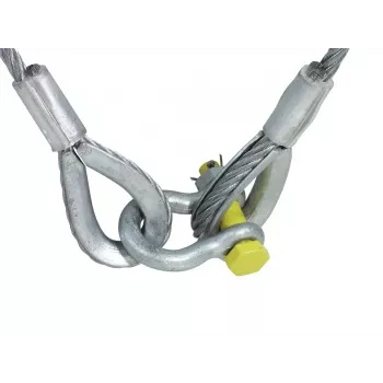 EUROLITE Cable de seguridad 1000x10 mm con grillete, hasta 400 kg