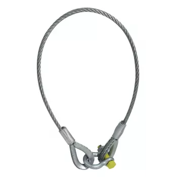 EUROLITE Cable de seguridad 1000x10 mm con grillete, hasta 400 kg