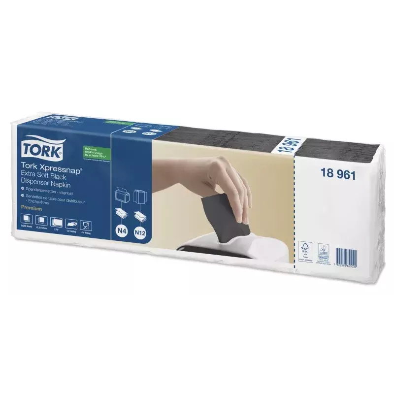 Servilletas de papel Tork 18961 negro 1000 uds.