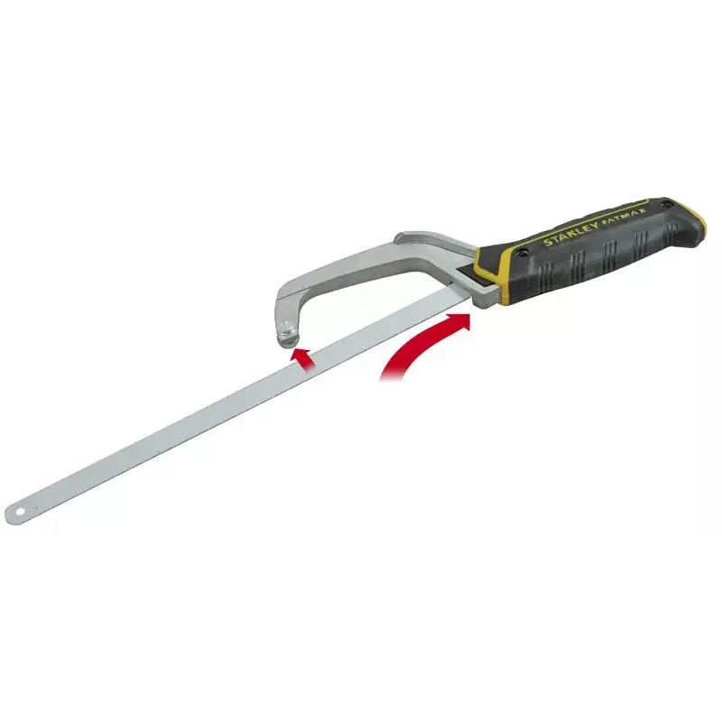 Sierra de arco Stanley 0-15-211 25 cm Negro Amarillo Mango de plástico