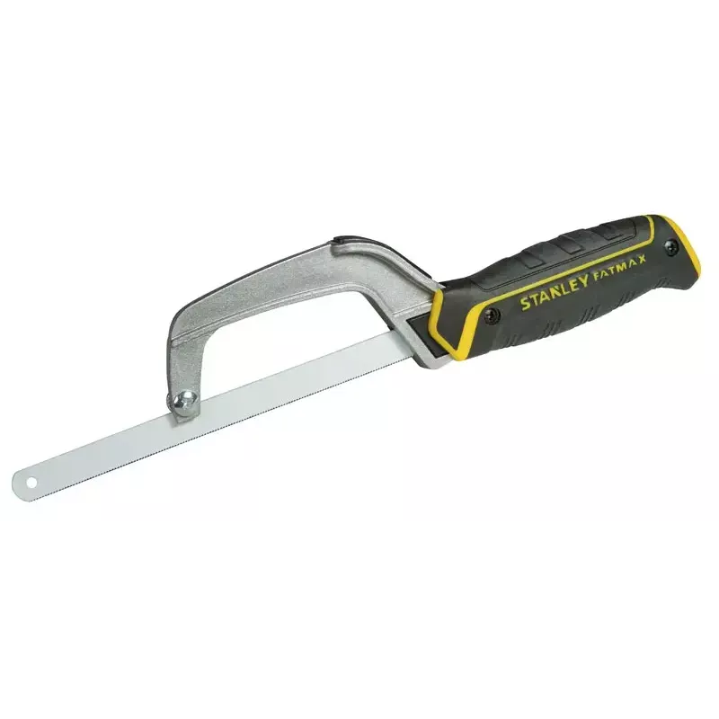 Sierra de arco Stanley 0-15-211 25 cm Negro Amarillo Mango de plástico