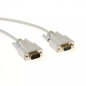 ACT cable serie para impresora conector macho D-Sub de 9 polos - conector hembra D-Sub de 9 polos 3 m