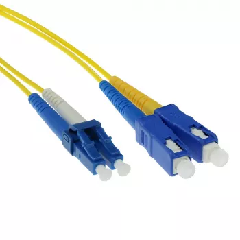 ACT 2 m cable de parcheo de fibra óptica LSZH monomodo 9/125 OS2 dúplex LC SC