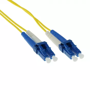 ACT 10 metros cable de parcheo de fibra óptica LSZH monomodo 9/125 OS2 dúplex con conectores LC