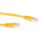 ACT amarillo 7 metros cable de parcheo U/UTP CAT6A con conectores RJ45
