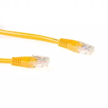 ACT amarillo 10 metros cable de parcheo U/UTP CAT6A con conectores RJ45