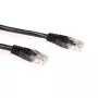 ACT negro 3 metros cable de parcheo U/UTP CAT6A con conectores RJ45