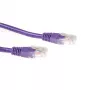 ACT Lila cable de red U/UTP CAT6A de 15 metros con conectores RJ45