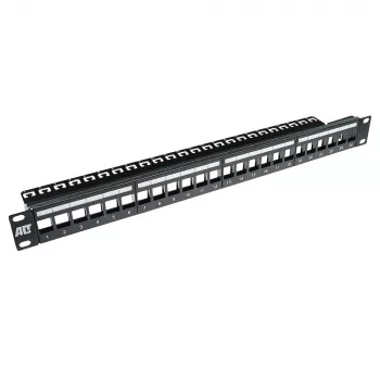 ACT Panel de parcheo Keystone-Jack de 24 puertos sin conectores