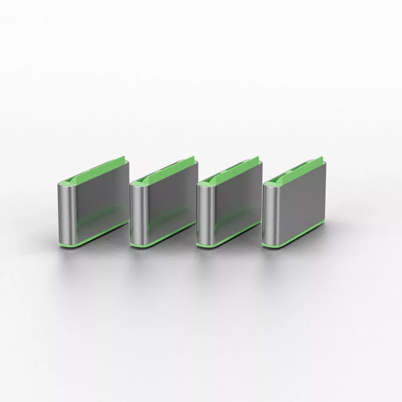 Lindy bloqueador de puerto USB Type-C (sin llave) – pack de 10, verde