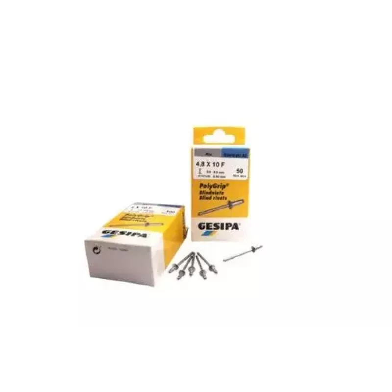 GESIPA 1432060 remache ciego PolyGrip 3,2 x 8,0 mm, acero inoxidable, 100 uds.