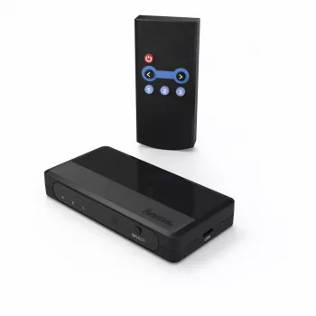 Hama 00121760 Conmutador de vídeo HDMI Negro 1080p DTS-HD Dolby Digital