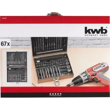 Set de brocas KWB 106300 67 uds.