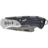 Cuchillo multiusos KWB 016910 cuchillo de hoja retráctil negro Drop-Point