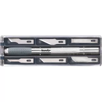 Cuchillo multiusos KWB 014920 cuchillo de cuchillas tipo cúter ancho de hoja 5 mm