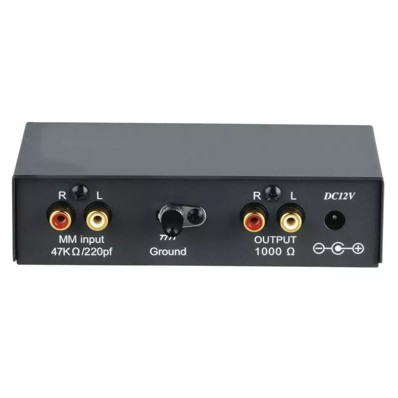 Hama previoamplificador estéreo fono PA 005 negro, plateado