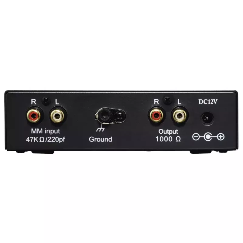 Hama previoamplificador estéreo fono PA 005 negro, plateado