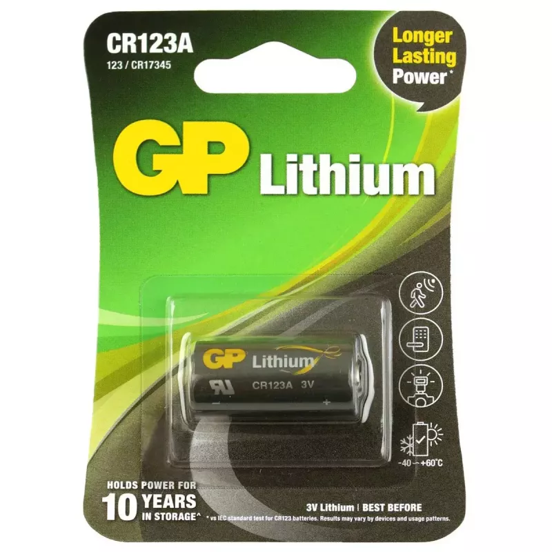 Pila de un solo uso GP Batteries 070CR123AEC1